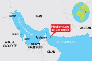 Golfe d’Oman. Deux pétroliers attaqués au large des Émirats Arabes Unis, l'un d'eux a coulé