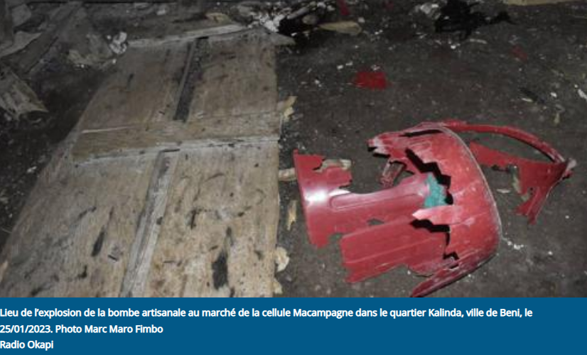 Beni : 18 blessés lors de l'explosion d'une bombe artisanale...