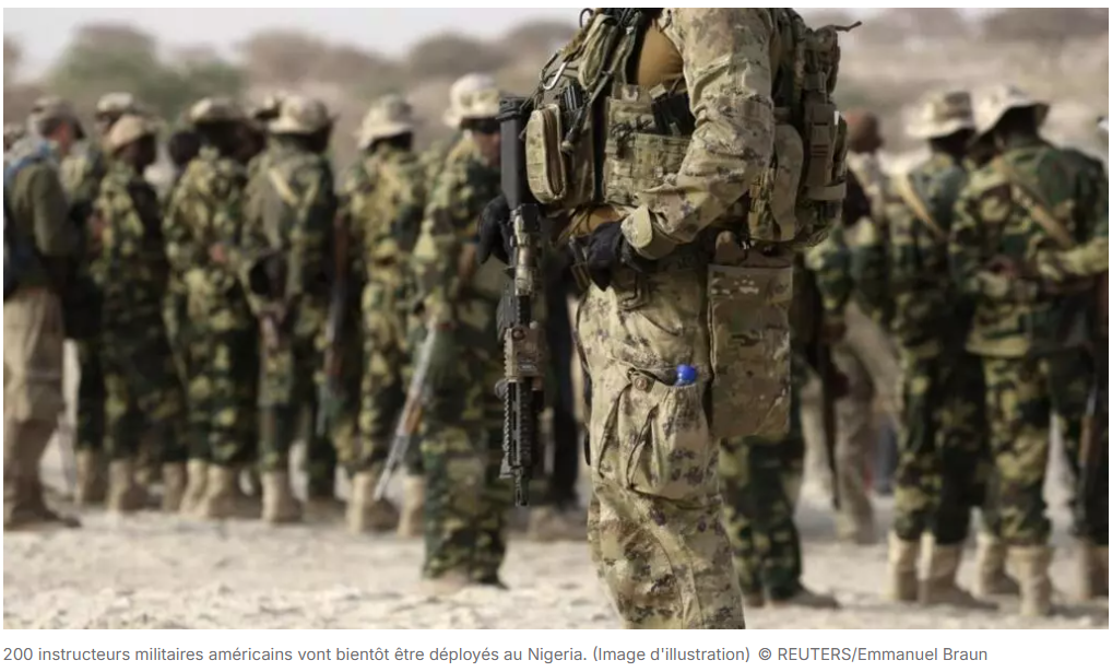 200 militaires américains vont être déployés au Nigeria...