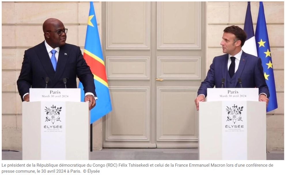 Le président français exhorte le Rwanda à «cesser son...